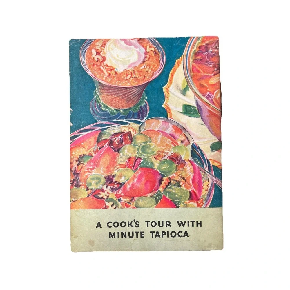 A Cook's Tour With‎ Minute Tapioca 1931 Pamphlet General Foods